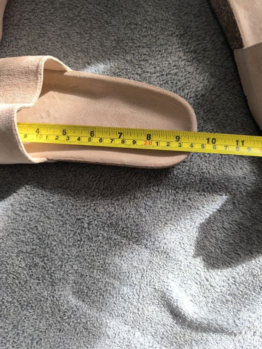 Damskie klapki roz 39