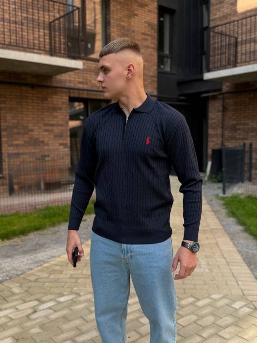 1/3 Zip polo Ralph  Laurent  з ковміром