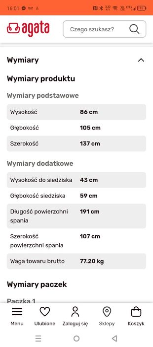Sprzedam młodzieżową sofę