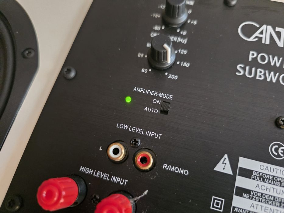 Subwoofer aktywny CANTON ASF 75 SC biały