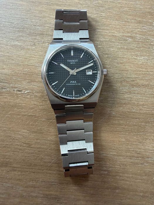 Tissot PRX Powermatic 80 40mm | czarna tarcza | automat