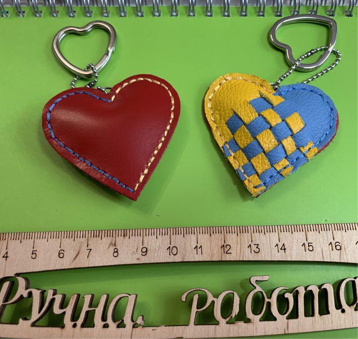Брелки для ключів, ручна робота натуральна шкіра. Брелоки
