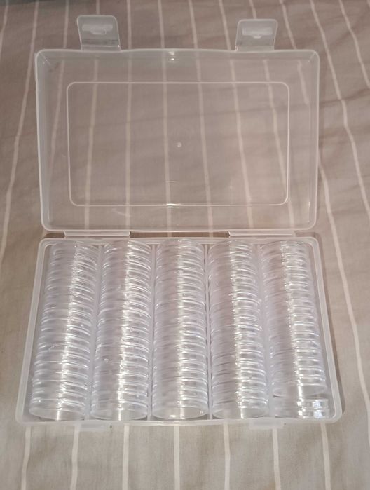 Kit 100x Placa Petri de Acrílico 30 x 5 mm, Novas