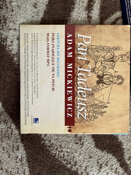 Pan Tadeusz Adam Mickiewicz Audiobook MNP