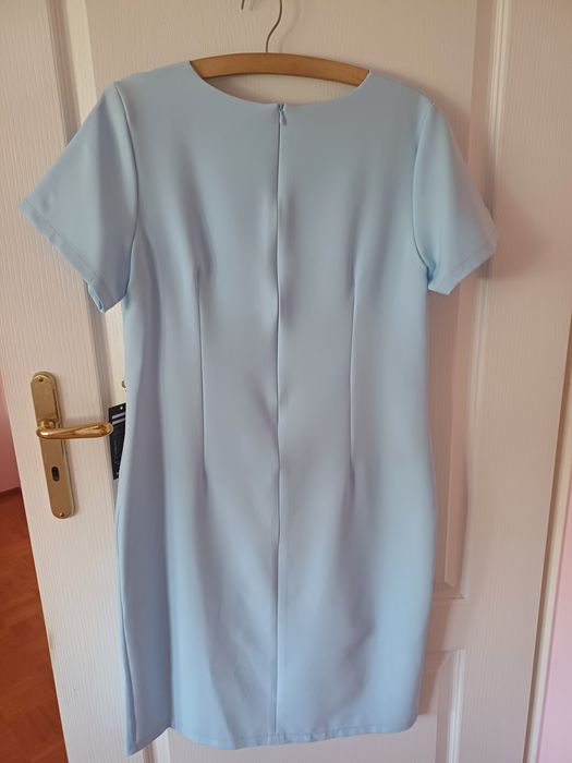 Piękna, błękitna sukienka. Nowa. r44
