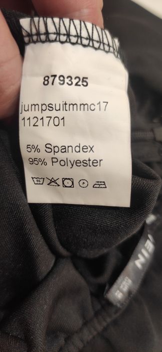 Damski elegancki kombinezon bez ramiączek
