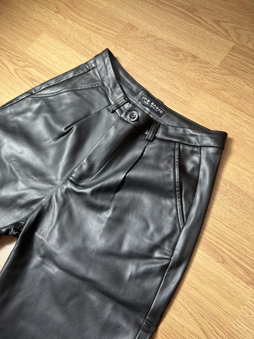 Шкіряни штани брюки S/M