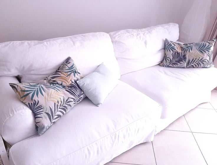 Sofá Ikea Ekeskorg 3 Lugares Branco