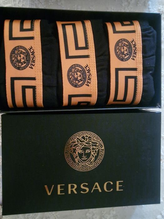 Bokserki 3-pak Versace roz L