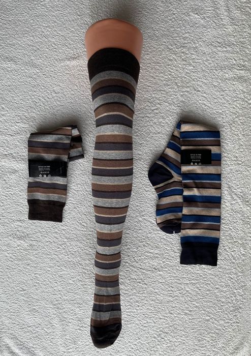 Zakolanówki skarpety bawełniane nowe