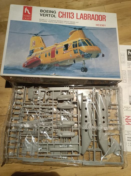 Model helikoptera 1:72 hobby Craft CH 113 labrador