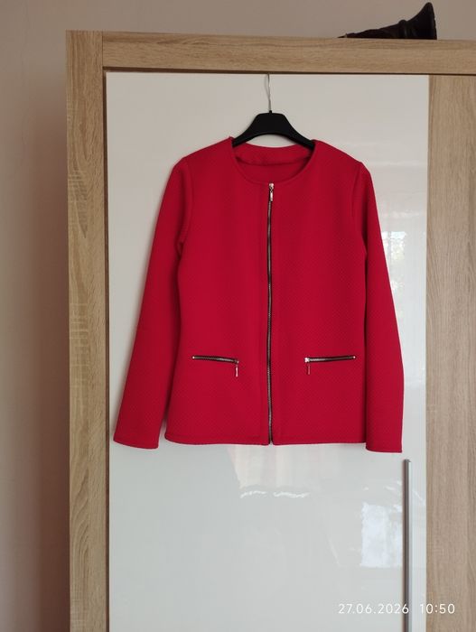 Żakiet czerwony elegancki