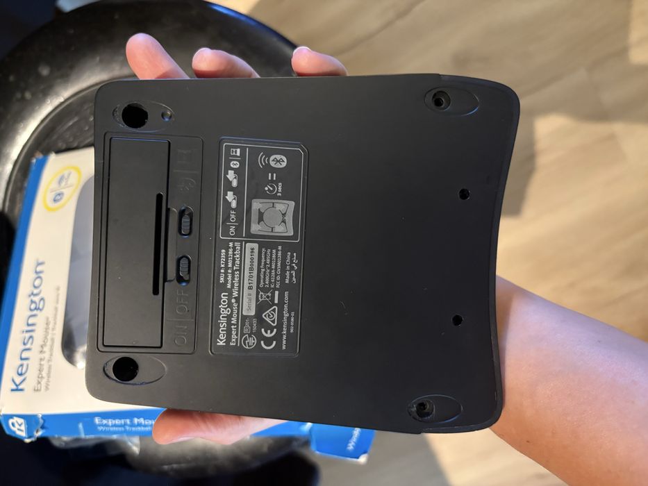 Kensington trackball expert mouse wifi sem fios nao conecta