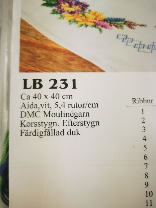 Zestaw do haftu krzyżykowego nr.7