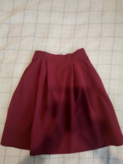 Спідниця.Бордова.Міді