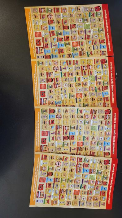 3 wypełnione książeczki Gang Biedroniaków