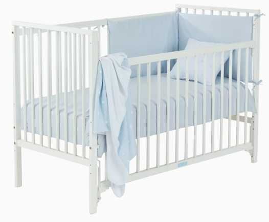 Cama Basic 120x60 + Colchão Ortopédico Espuma 120X60 + 4 resguardos