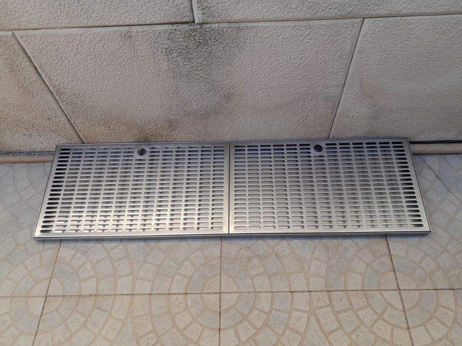 Tabuleiro inox para apara de cerveja grande