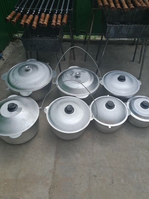 Казанок похідний. Котелок алюмінєвий. Казан походной для бограча, ухи