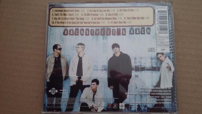 CD Backstreet Boys - Backstreet's Back