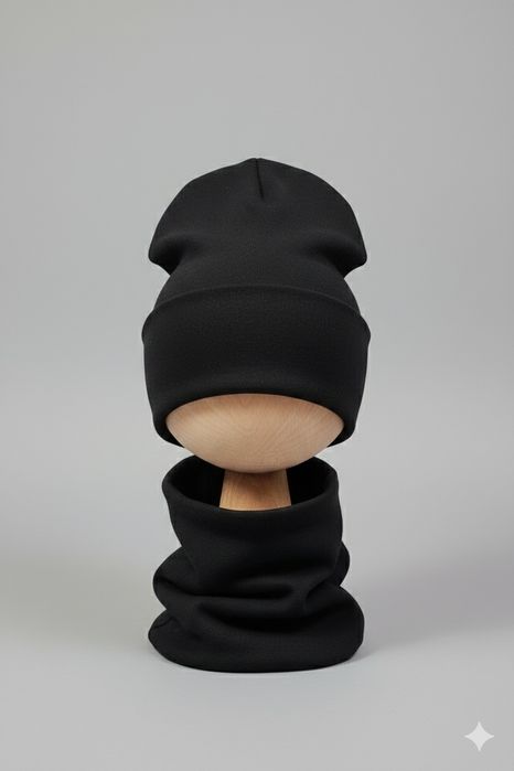 Komplet czarny 60 .cm z opaska