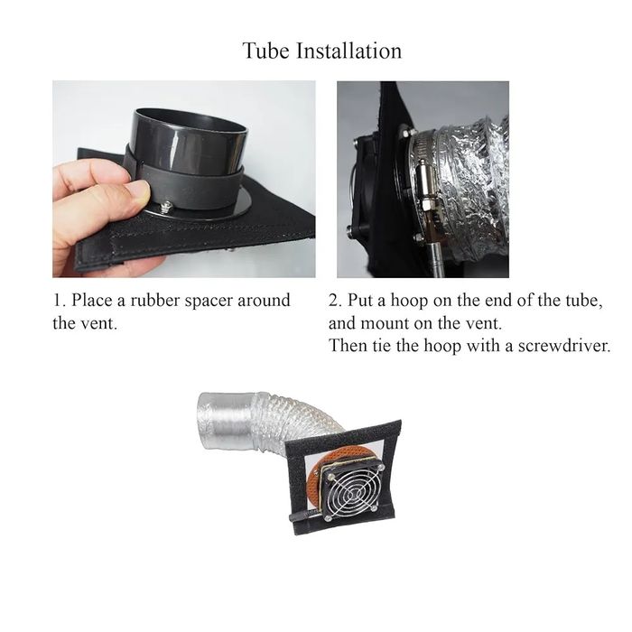 Комплект вентиляції 12V DC для 3D-принтера (із фільтром та регулятором