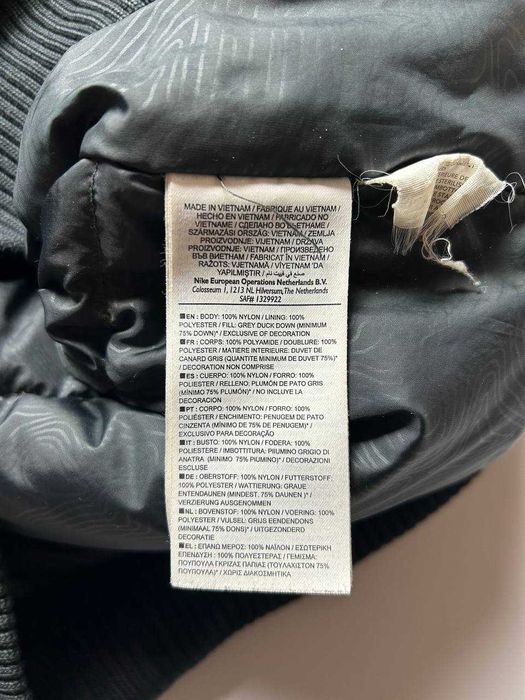 Nike пухова нейлонова куртка бомбер Футболка кепка оригинал большое