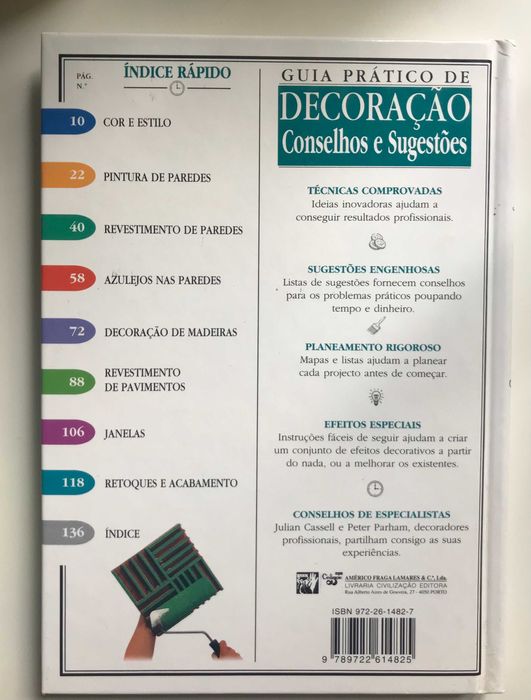 Livro Guia Prático de Decoração Conselhos e Sugestões