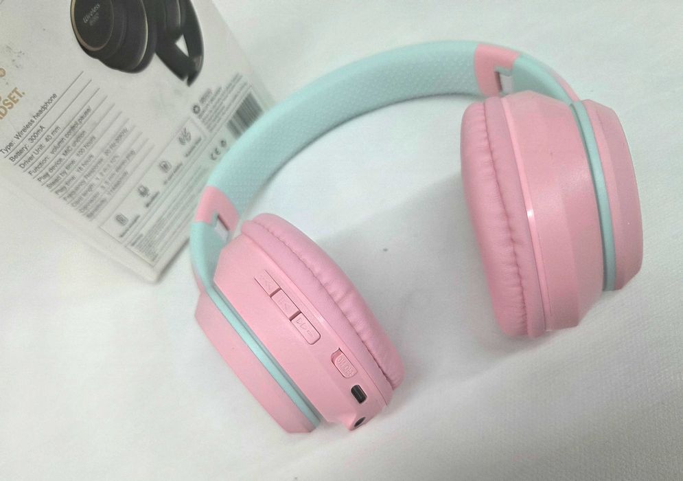 Auriculares Bluetooth H-002 – Rosa e Verde