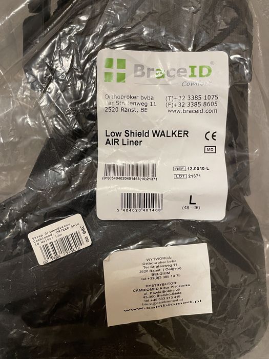 Ortopedyczna Orteza Shield Walker Low rozmiar L