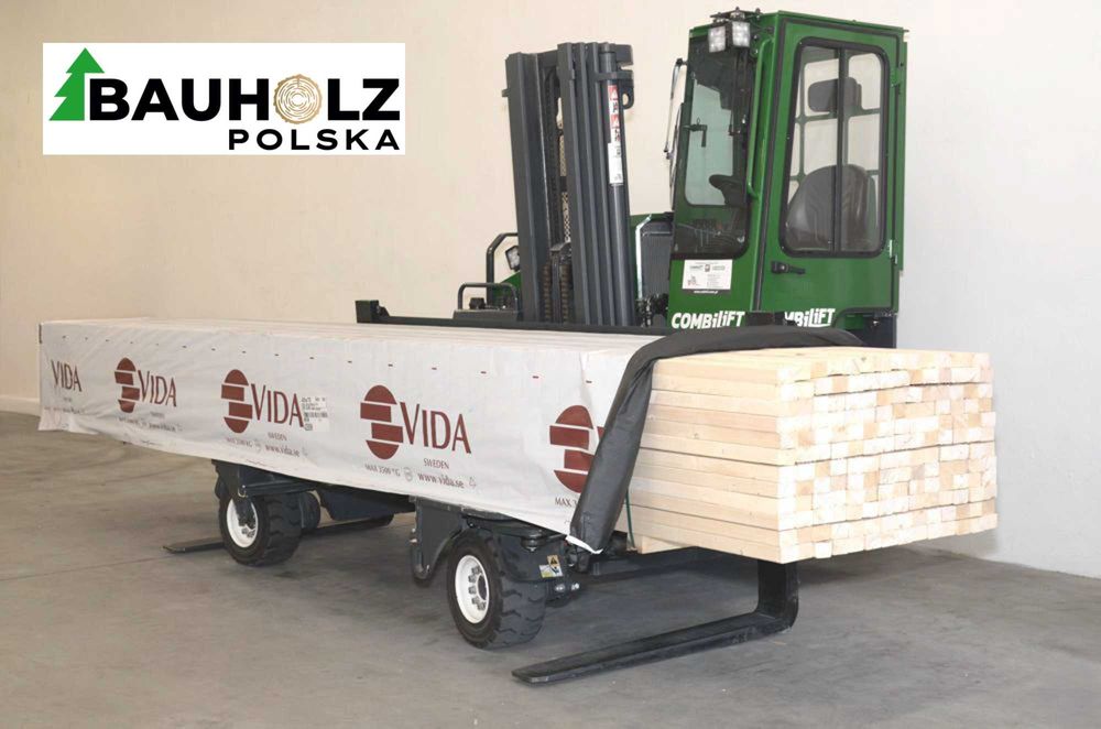 Drewno konstrukcyjne suche strugane skandynawskie C24 KVH BSH na domy