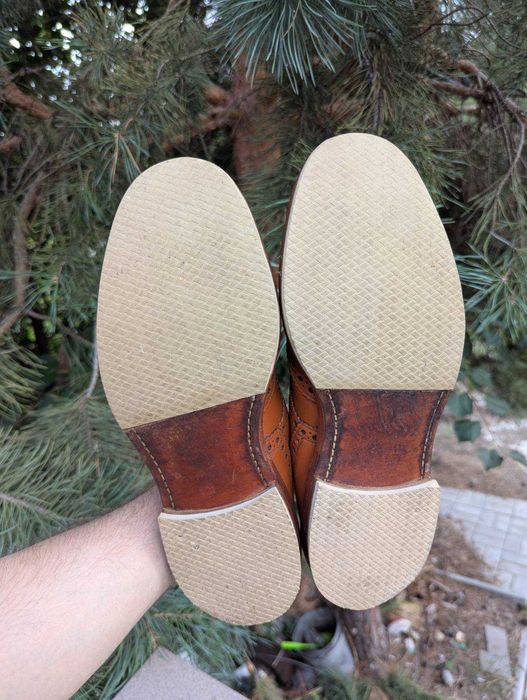 Чоловічі коричневі туфлі броги Trickers Bourton Country Tricker`s England