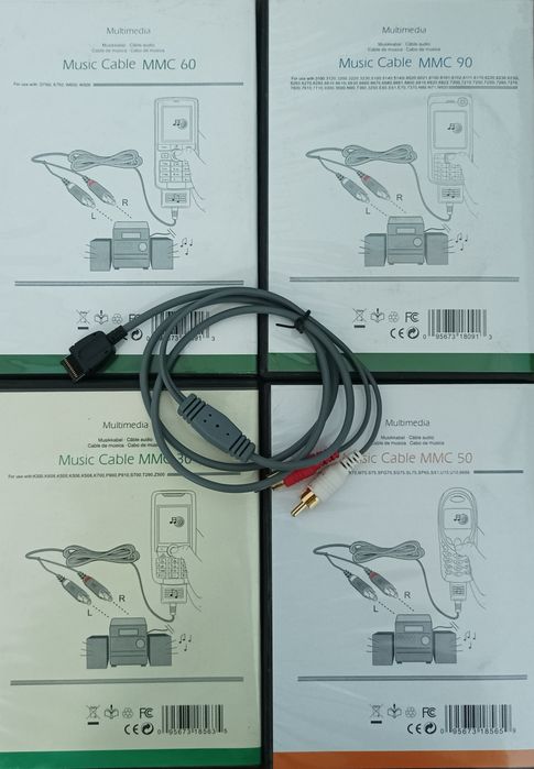 Кабель музыкальный MMC- 50/ 60/ 90 (Nokia, Siemens, Sony Ericsson)