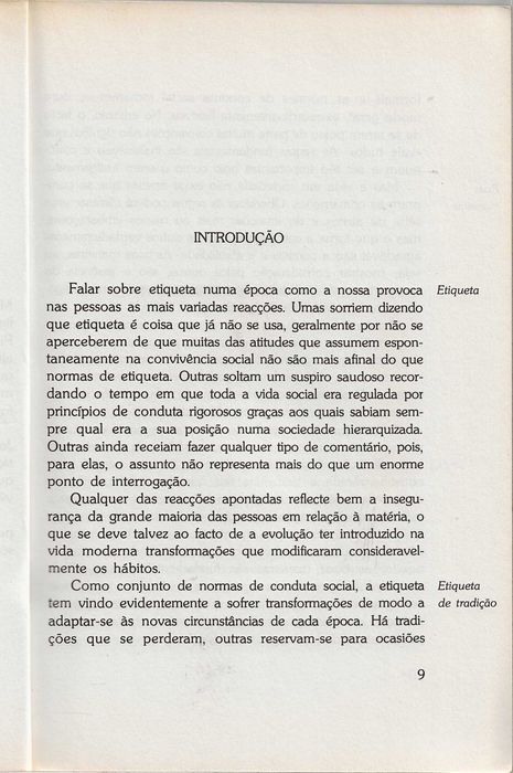 Etiqueta e Boas Maneiras