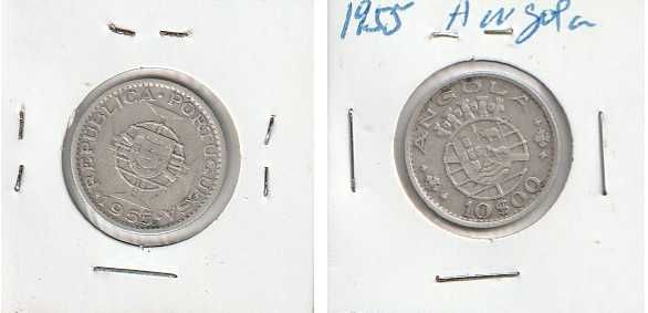 Moedas de Angola em Prata