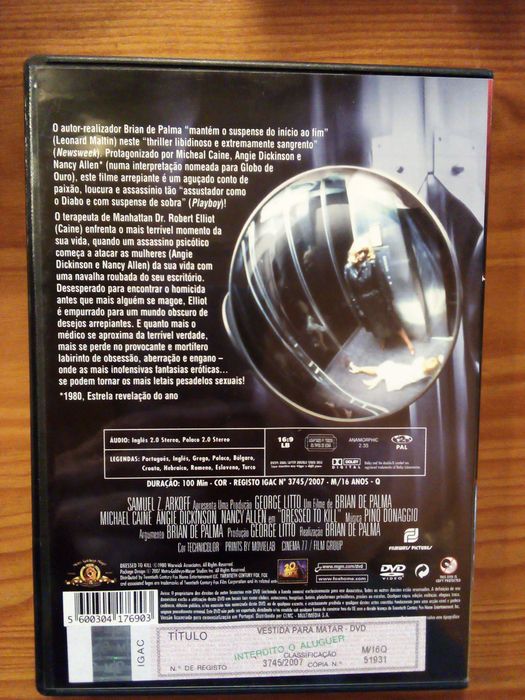 Dressed to Kill - Brian de Palma, Michael Caine64751157342082121