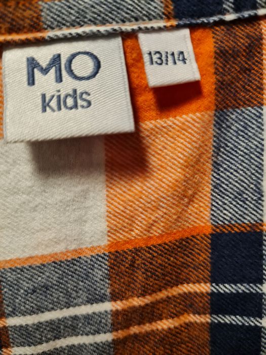 Camisa flanela aos quadrados, rapaz, tamanho 13/14 anos