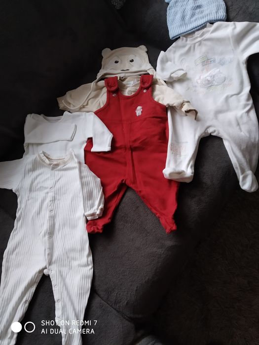 Ubranka niemowlęce 56 62 h&M