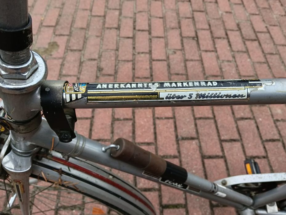 Rower przywieziony z Niemiec do naprawy,