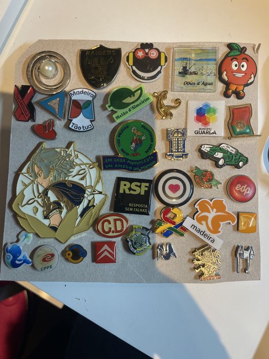 33 Pins todoa diferentes