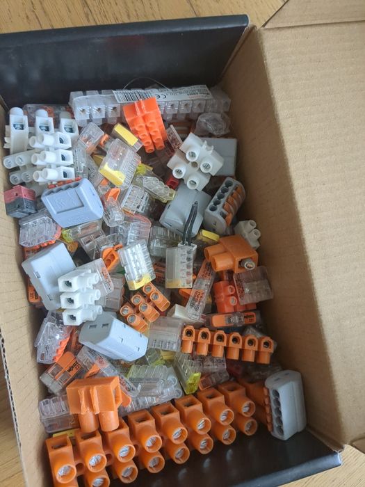 Szybkozlaczka Wago zamykane na linkę czy drut 2x 3x 4x 5x 10 szt.