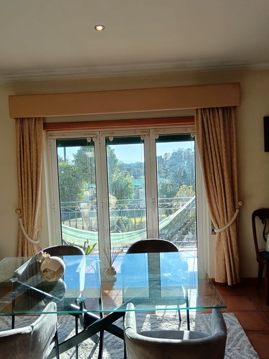 Cortina de sala de jantar.