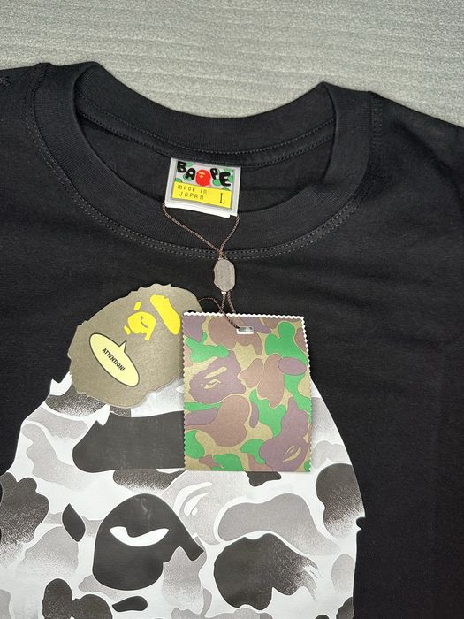 Футболка BAPE / A Bathing Ape чорна розмір: [L] Нова з бірками