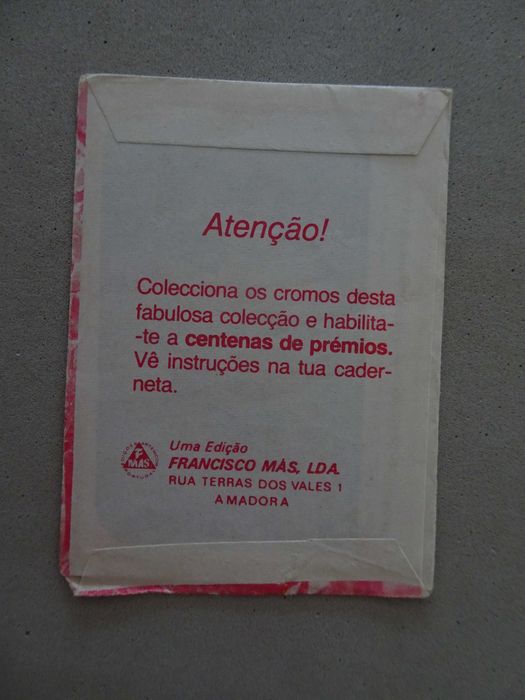Carteira de cromos fechada O Maravilhoso Mundo Subaquático Francisco