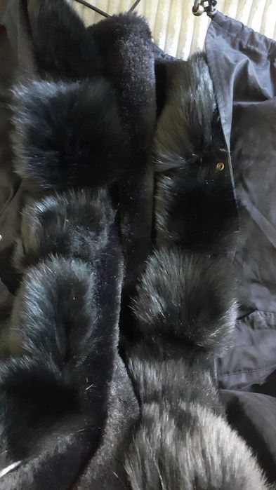 Kurtka parka z lisem premium