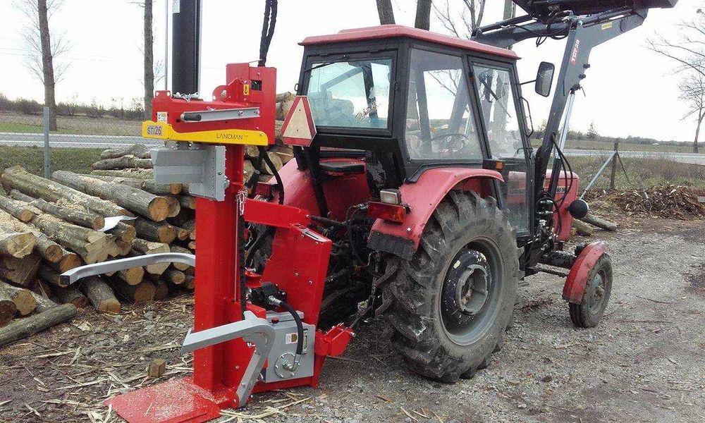 Profesjonalna słoweńska Łuparka Lancman STX 26 ton napęd WOM