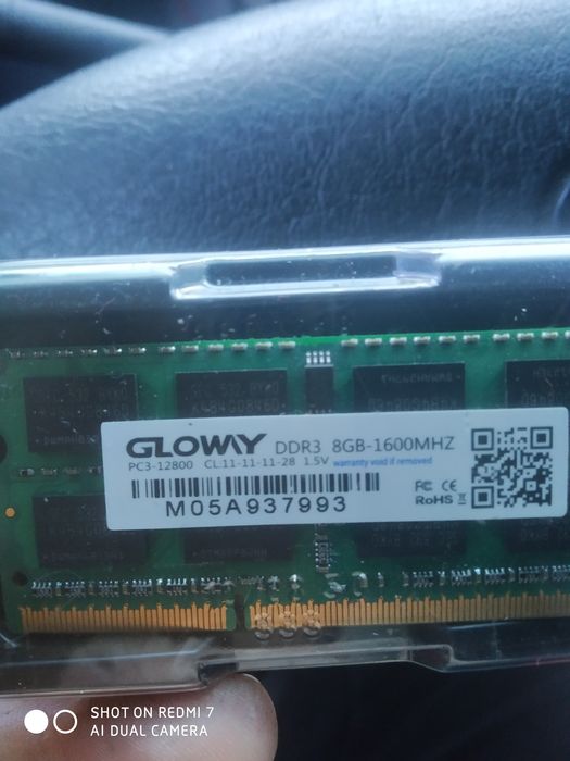 Оперативна пам'ять ноутбука 8гб