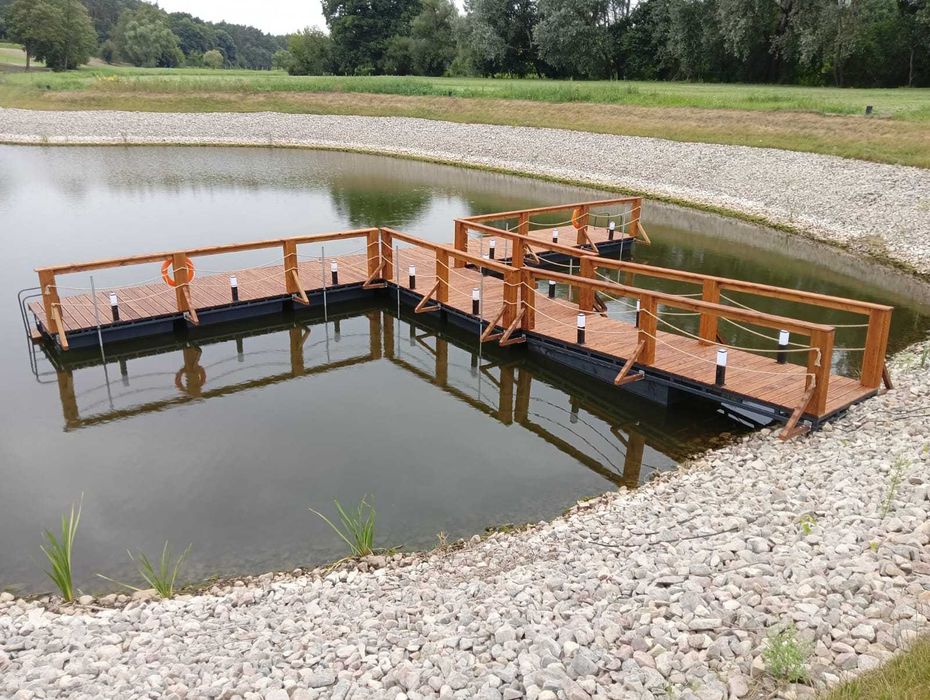 Pomost pływający Pomosty pływające Przystań Dok Skuter Wodny Kajak