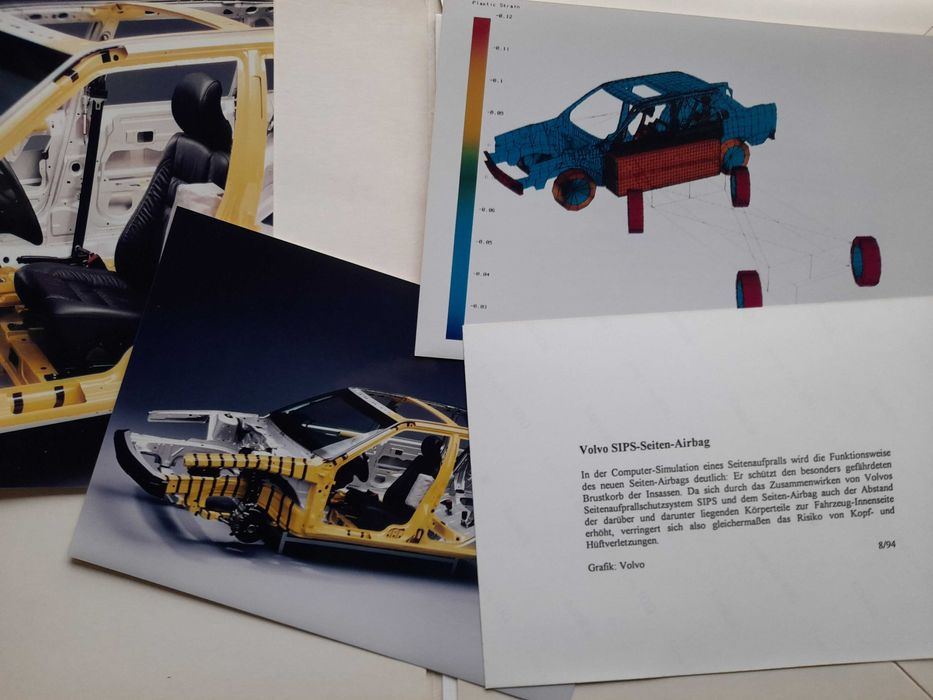 VOLVO 850 premiera press pack, teczka prasowa rok 1994