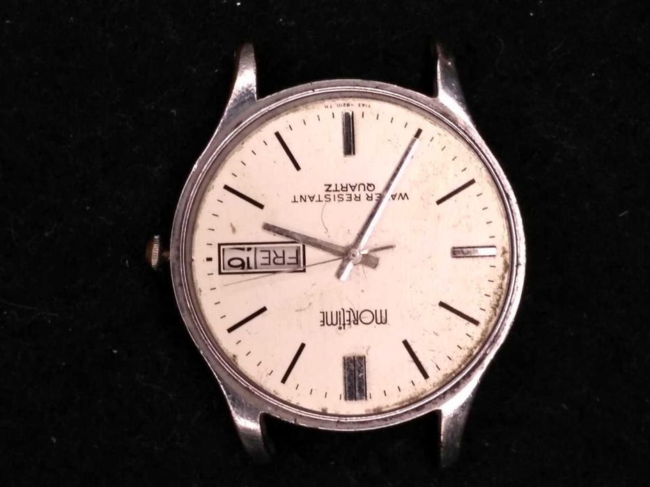 Męski, zegarek naręczny MoreTime z datownikiem